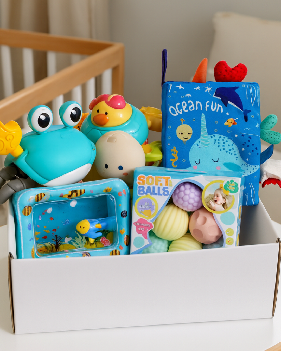 Box Tummy Time Sensorial 0- 6 meses