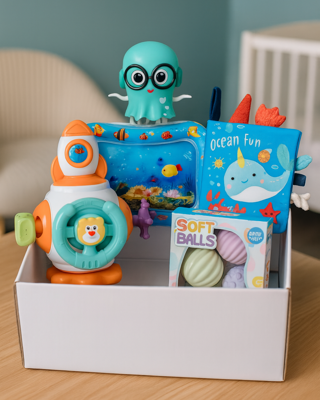 Box Tummy Time Sensorial 0- 6 meses