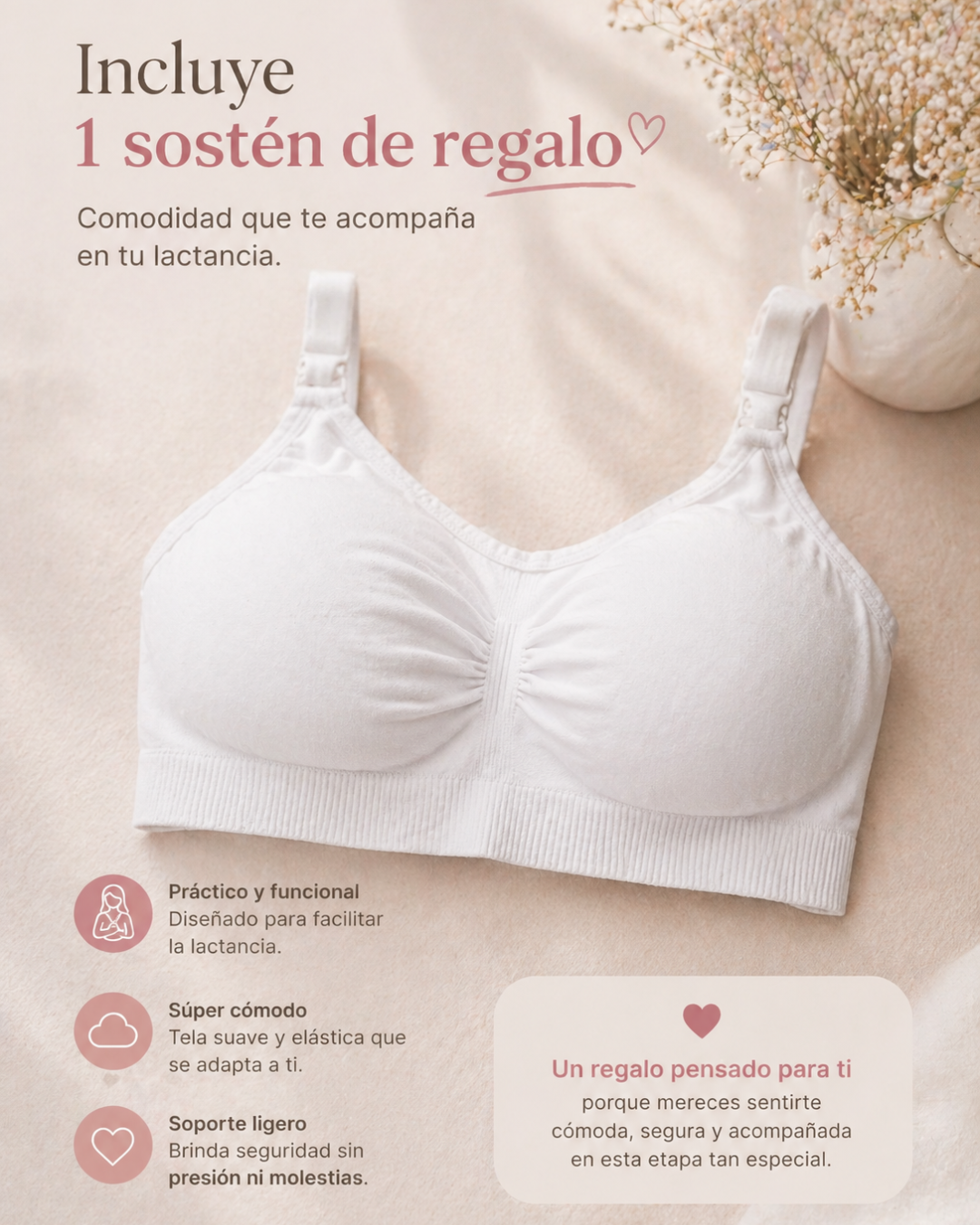 Edición Especial  + 1 Sostén Maternal de Regalo 🎁