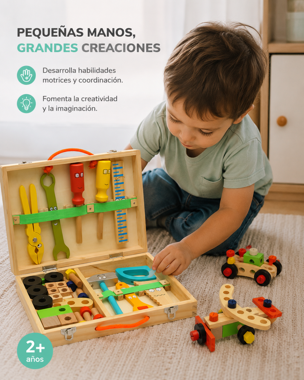 Caja de Herramientas de Madera