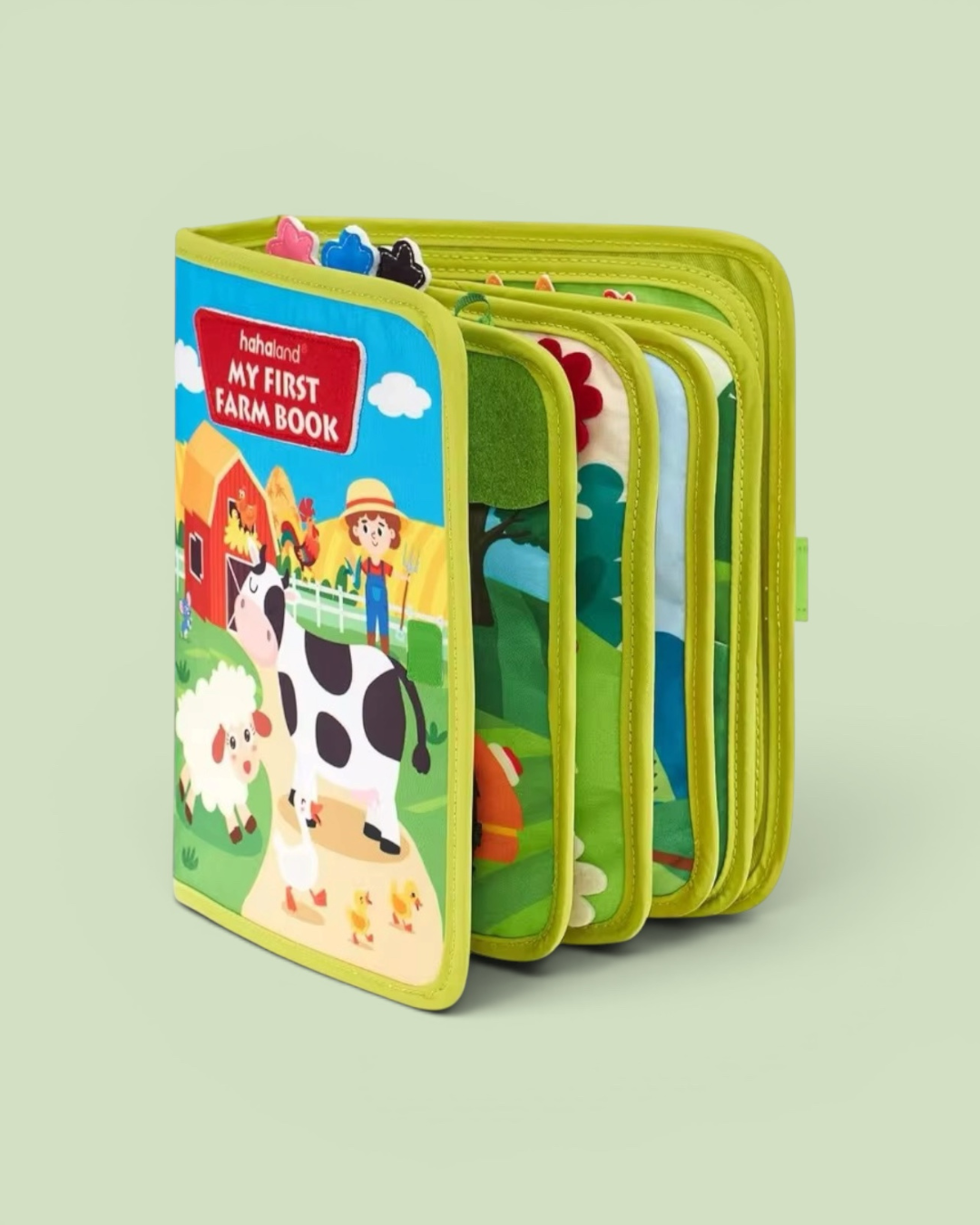 Libro Sensorial de Tela "Pequeños exploradores"