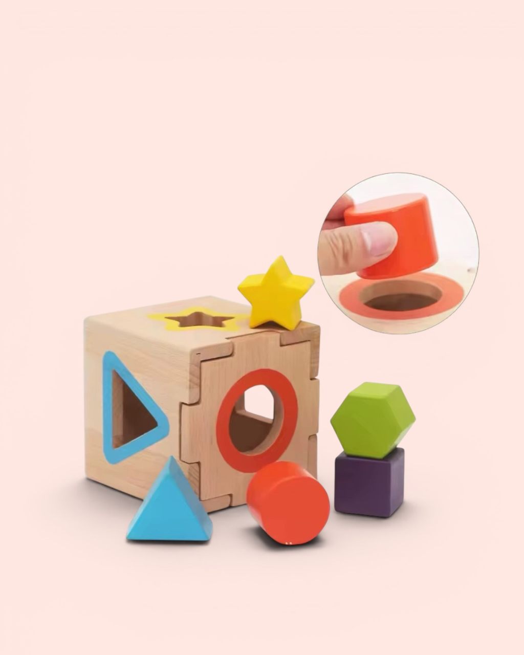 Kit de estimulación Temprana Montessori de Madera