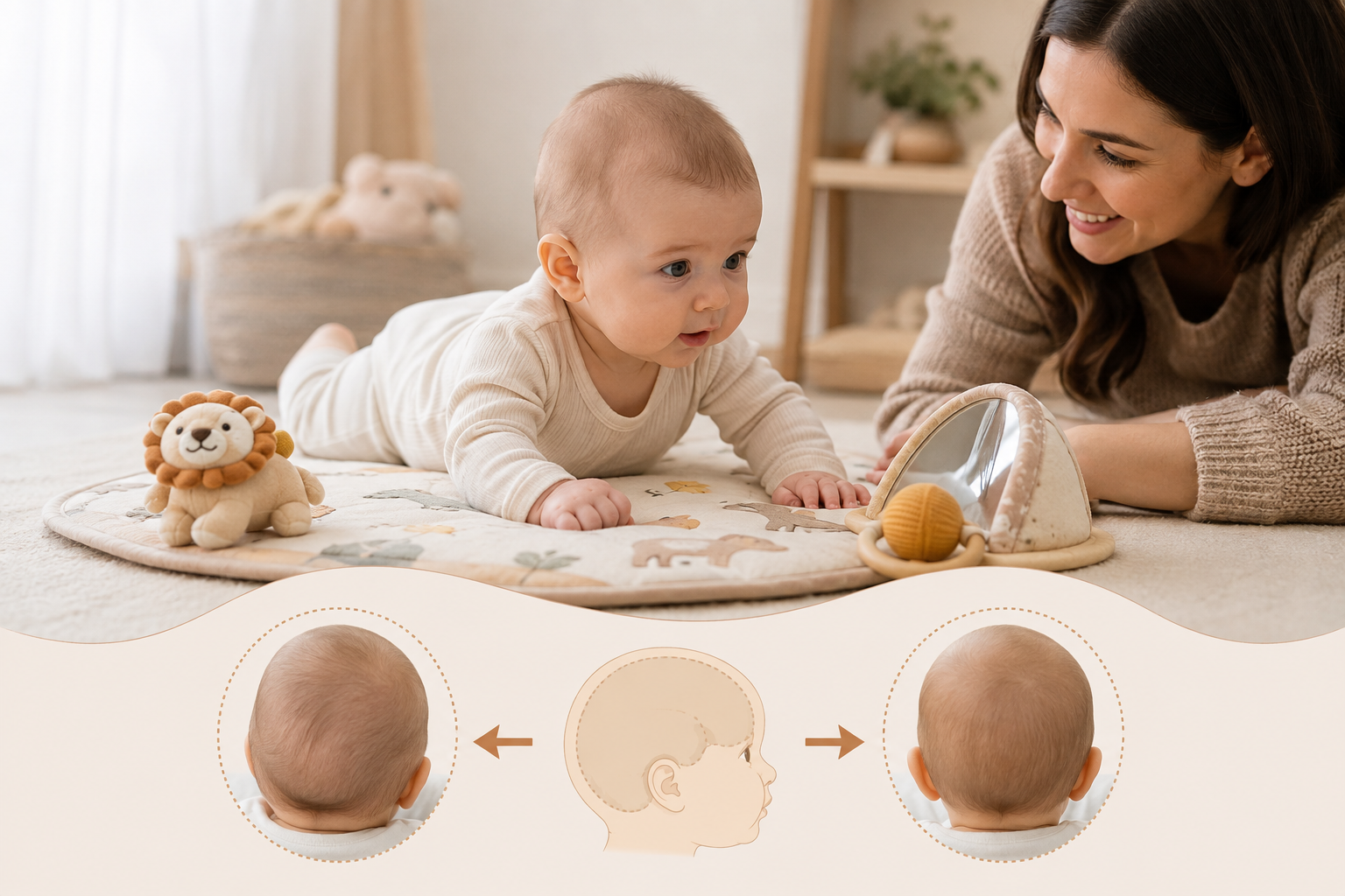 Box Tummy Time Sensorial 0- 6 meses