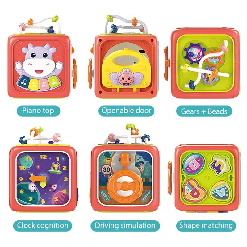 Cubo Educativo de Actividades 6 en 1