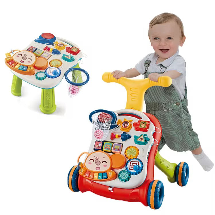 Andador Transformer 2 en 1 Andador + Mesa de Actividades