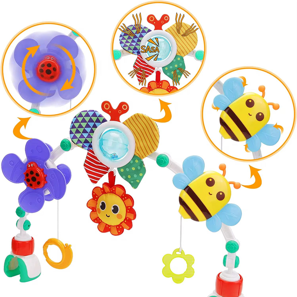 Arco Sonajero Estimulación para Coche o Cuna