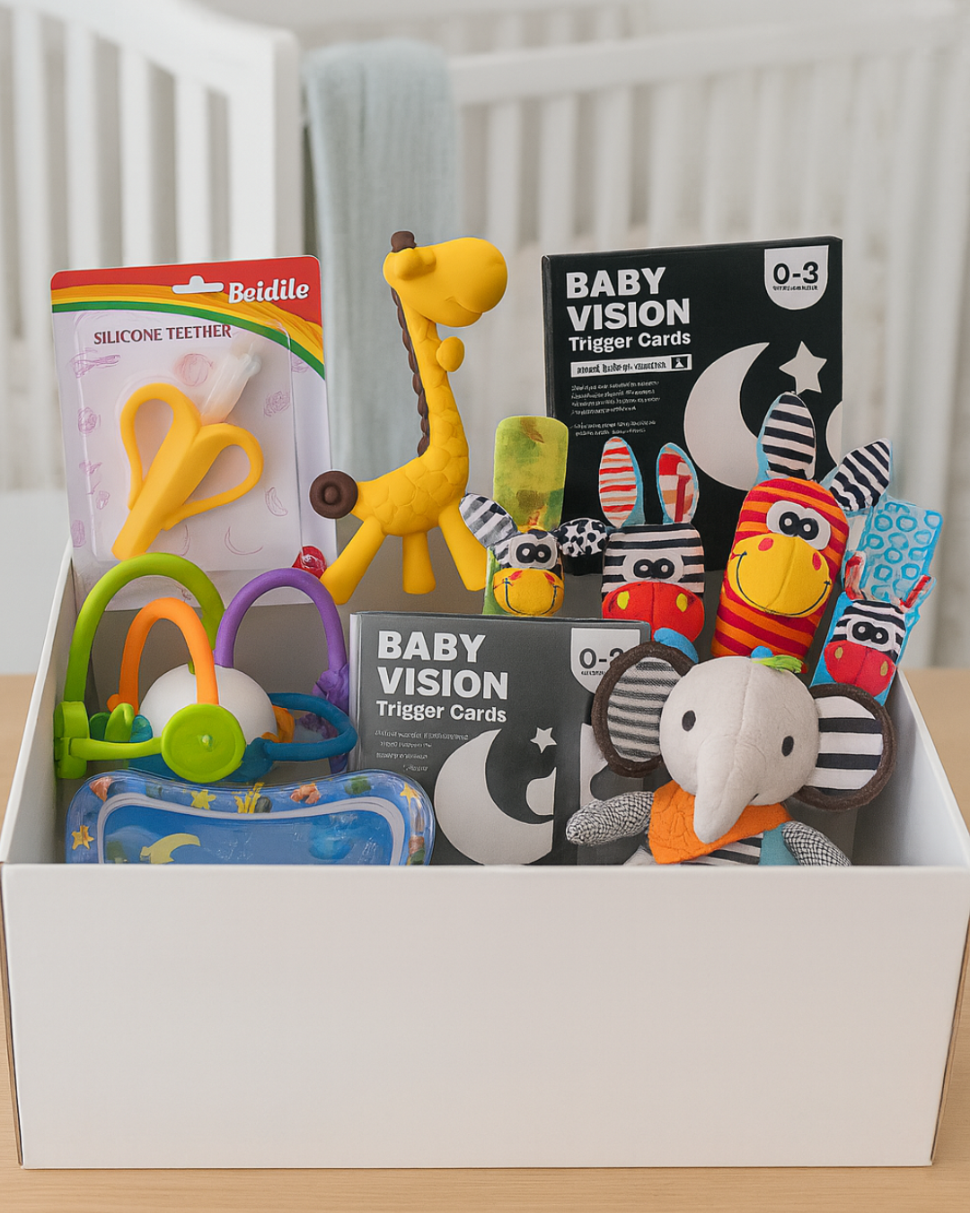 Box Juguetes de Estimulación Crece Conmigo 0 - 3 meses